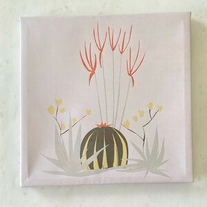 Little Cactus Canvas Wall Decor